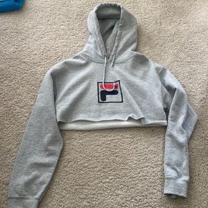 Fila super cropped hoodie (extra cropped)